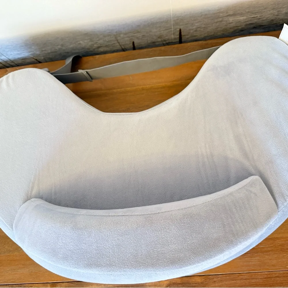 Momcozy Light Blue/Gray Nursing Pillow - Picture 2 of 6